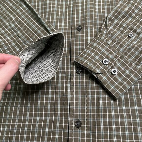 Wrangler George Straight Shirt Mens Sz XL Tattersall Check Western Cowboy Rodeo - Picture 6 of 15